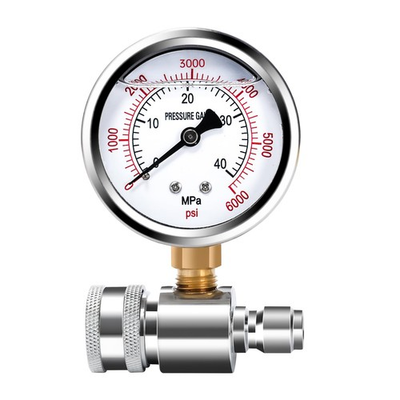 #ad Pressure Washer Gauge with 3 8 Inch Quick Connect Heavy Duty Pressure Gauge ... $23.68