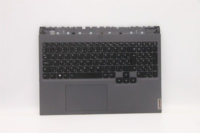 Lenovo 5 16ACH6 Cover Handauflage Touchpad Tastatur Ungarische Slate Grau