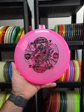 Discmania X-Out Iron Samurai 3 Pink 180g #2 C-line Color Glow Md3 Disc Golf