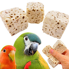 Bonka Bird Toys Small Sola Cubes Natural Foot Talon Craft Part Parrot Cage Toy