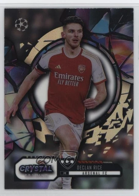 2023-24 Topps Crystal Premium UEFA Champions League Declan Rice #41 07lj