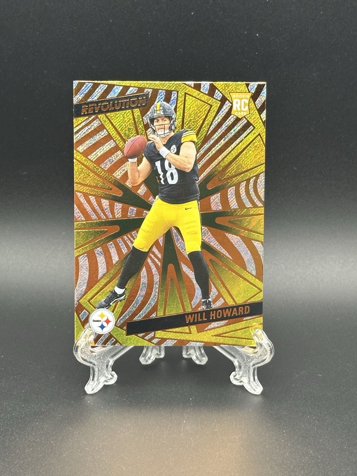 Will Howard Rookie Card #248 2025 Panini Revolution Pittsburgh Steelers