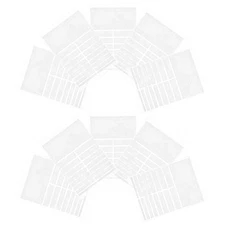 10 Sheets Silicone Adjuster Spacer Invisible Size Reducer Loose