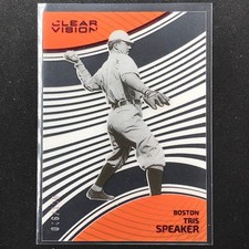 2023 Chronicles Mlb Tris Speaker Clear Vision Red 46/100