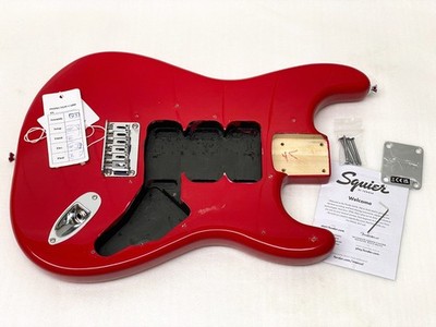Genuine Fender Squier Strat Hardtail Torino Red BODY Electric