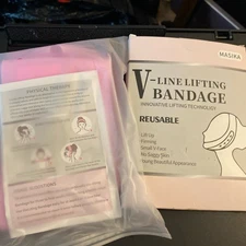 Reusable V Lifting Bandage Facial Slimming Strap Double Chin Reducer Face