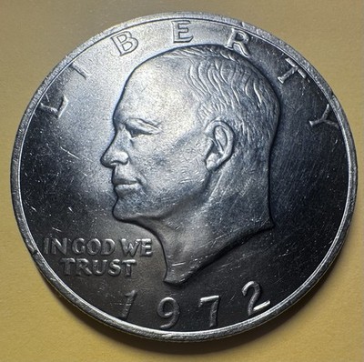 1972 P Eisenhower dollar No Mint Mark | eBay