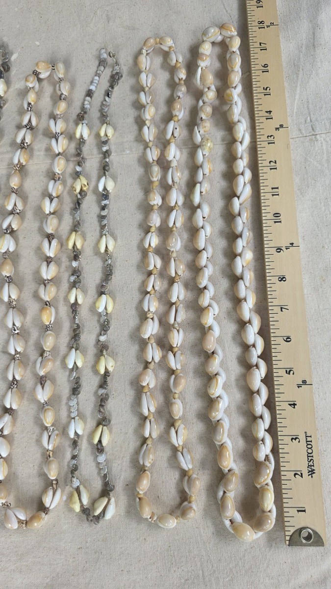 10 FABULOUS Vintage Sea Shell Necklaces For Mermaids Group View 2