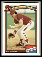 1991 Topps Bazooka Shining Stars #13 Hal Morris