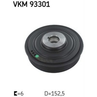 SKF Riemenscheibe Kurbelwelle FüR Peugeot 807 E 2.2 Hdi 2.0 307 Break 3E 3H