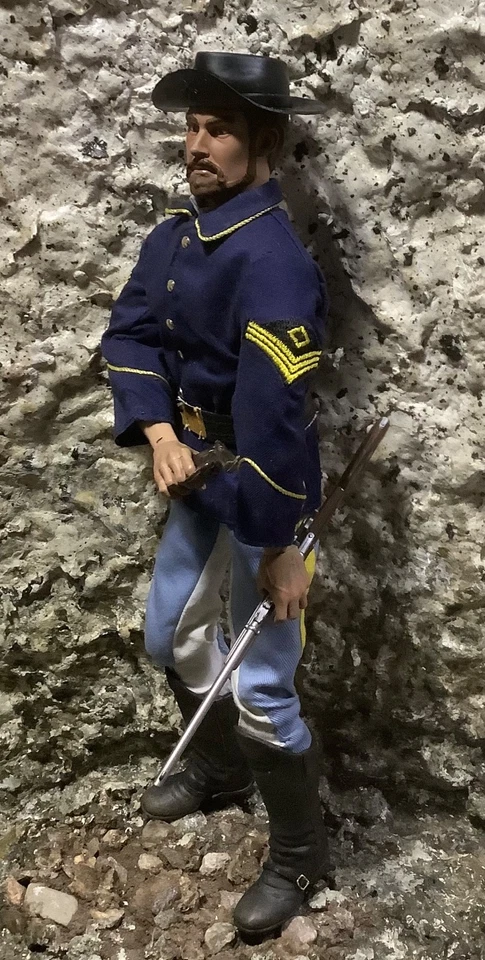 1/6 Western/Cowboy Sideshow/Dog Soldiers Sargento de Caballería de Estados Unidos Guerras indias años 1800  Foto 2 de 4