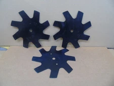 Three OEM Genuine Rotary 2147 Star Edger Blade 9" x 5/8" Center