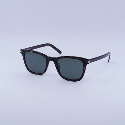 New Saint Laurent SL716 SLIM 002 Dark Havana/Grey 50-20-145 Sunglasses - Picture 3 of 7