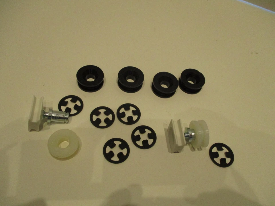 quarter window roller kit, new fits 1965-1966 Dodge Polara & Monaco 2 door HT - Image 2 of 2