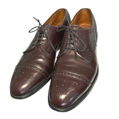 Allen Edmonds Sanford Oxford, Burgundy, Size 9 2A, EUC Allen Edmonds Sanford | eBay main image 4