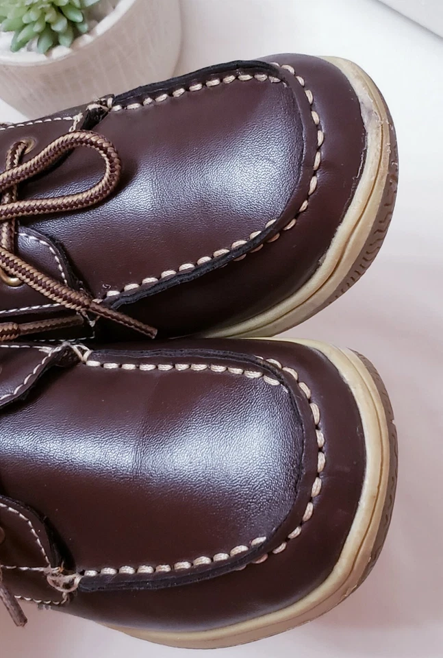 Zapatos de barco ARIZONA marrón Brett para niños pequeños talla 13 Foto 4 de 4