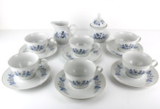 SET 6 Tazzine da caffè  e piattini ROYAL TOGNANA porcellana Zuccheriera Lattiera