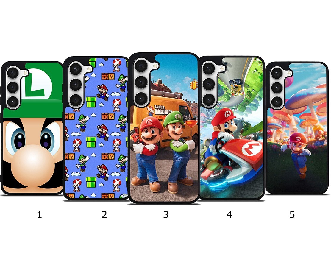 NEW Super Mario Samsung S20 S21 S22 S3 S24 S25 Plus Note 20 Ultra
