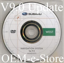 2010-2012 Subaru Outback / Legacy GPS Navigation DVD West U.S CAN Map 9.0 Update