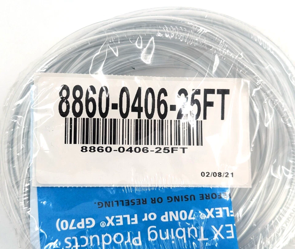 ClearFLEX™ Food & Lab Grade PVC Tubing, 1/8" ID x 1/4" OD x 25' Sealed, USA Made - Image 4 of 4