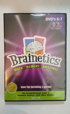 Brainetics DVD's 6-7 Math, Memory,Amazing