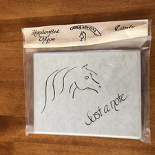 Spinoffs Handcrafted Notecards Set of 10 Envelopes Horse Head Arabian NEW