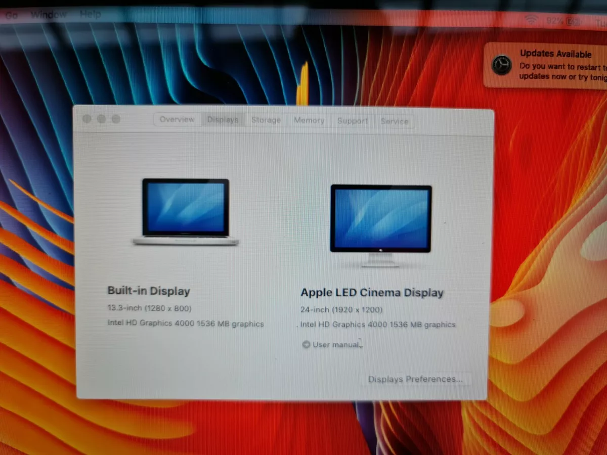 Apple LED Cinema Display 24 Inch Monitor Full HD (1920x1200) | eBay