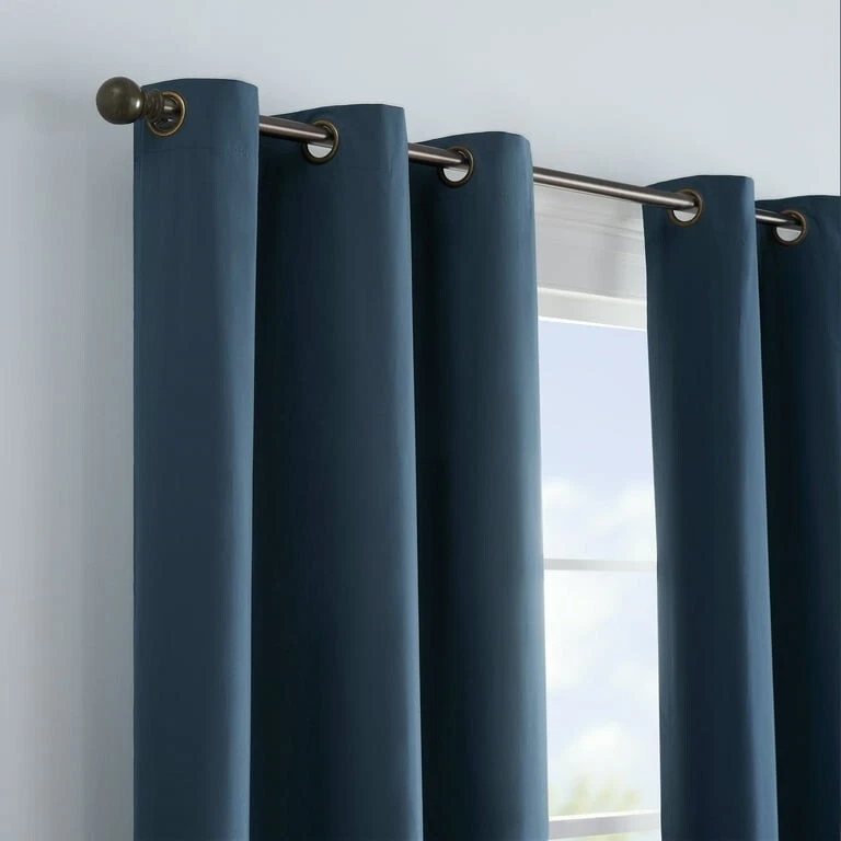 NEW Eclipse Blackout One Grommet Panel Curtain NAVY 42" x 63" - Image 4 of 4