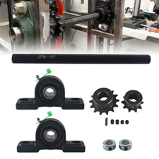 Complete Jackshaft Kit For 3/4" X 10" 40/41/420 Chain Go Kart Mini Bike