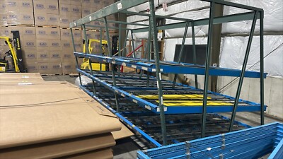 Gravity Flow Racking Carton Rack System 5' x 8' x 64