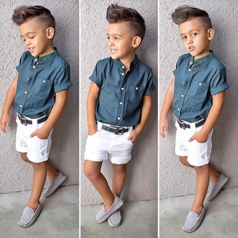 baby boy white shirt short sleeve