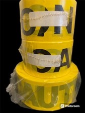 CAUTION TAPE 1 roll 3in x1000ft 2 rolls 3in x 300ft