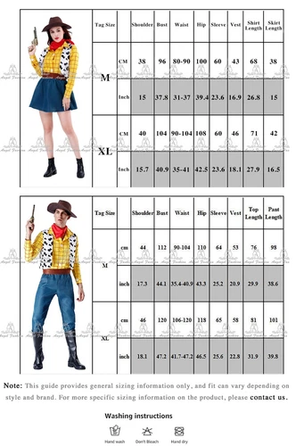 Toy Story Woody Halloween Cosplay Costume Cloth For Adult Men's & Women Suit - Bild 2 von 11