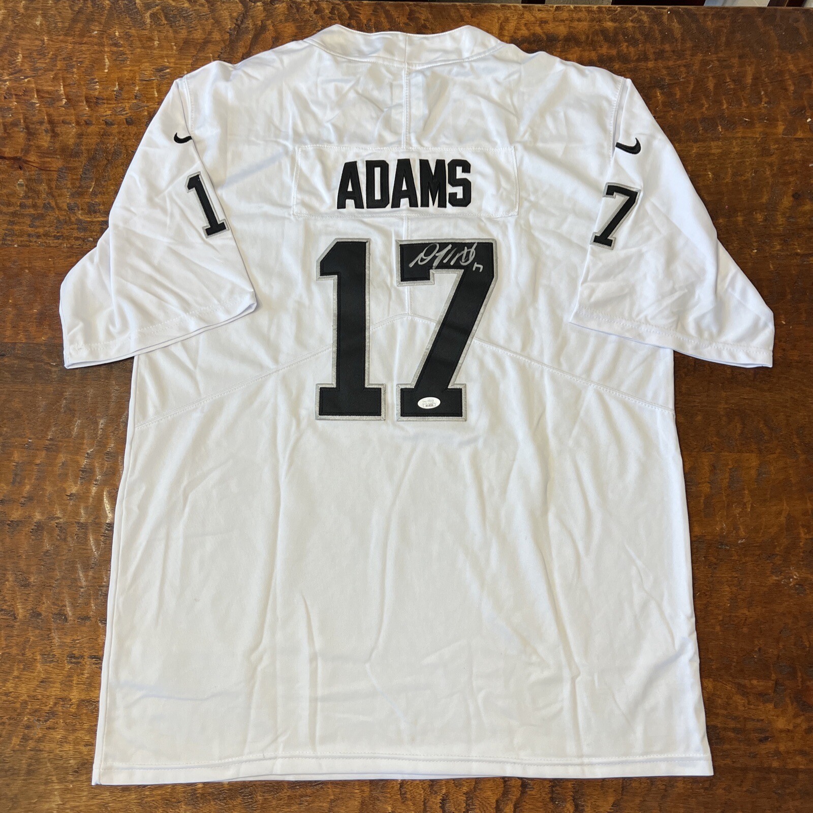 Davante Adams Autographed Signed Las Vegas Raiders Jersey JSA Coa 