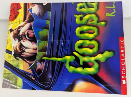 Vintage 1996 RL Stine Goosebumps Puzzle Card Uncut Sheet #2 Scholastic - Foto 6 di 11
