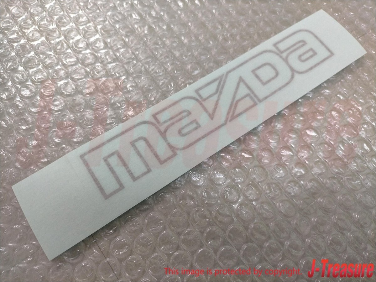 MAZDA MX-5 MIATA NA Genuine Fr/Ornament Decal Light Gray 