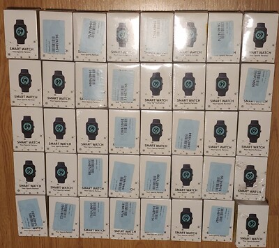 Smart Watch Men/Women Waterproof Smartwatch Bluetooth Lot Of 40 READ DESCRIPTION