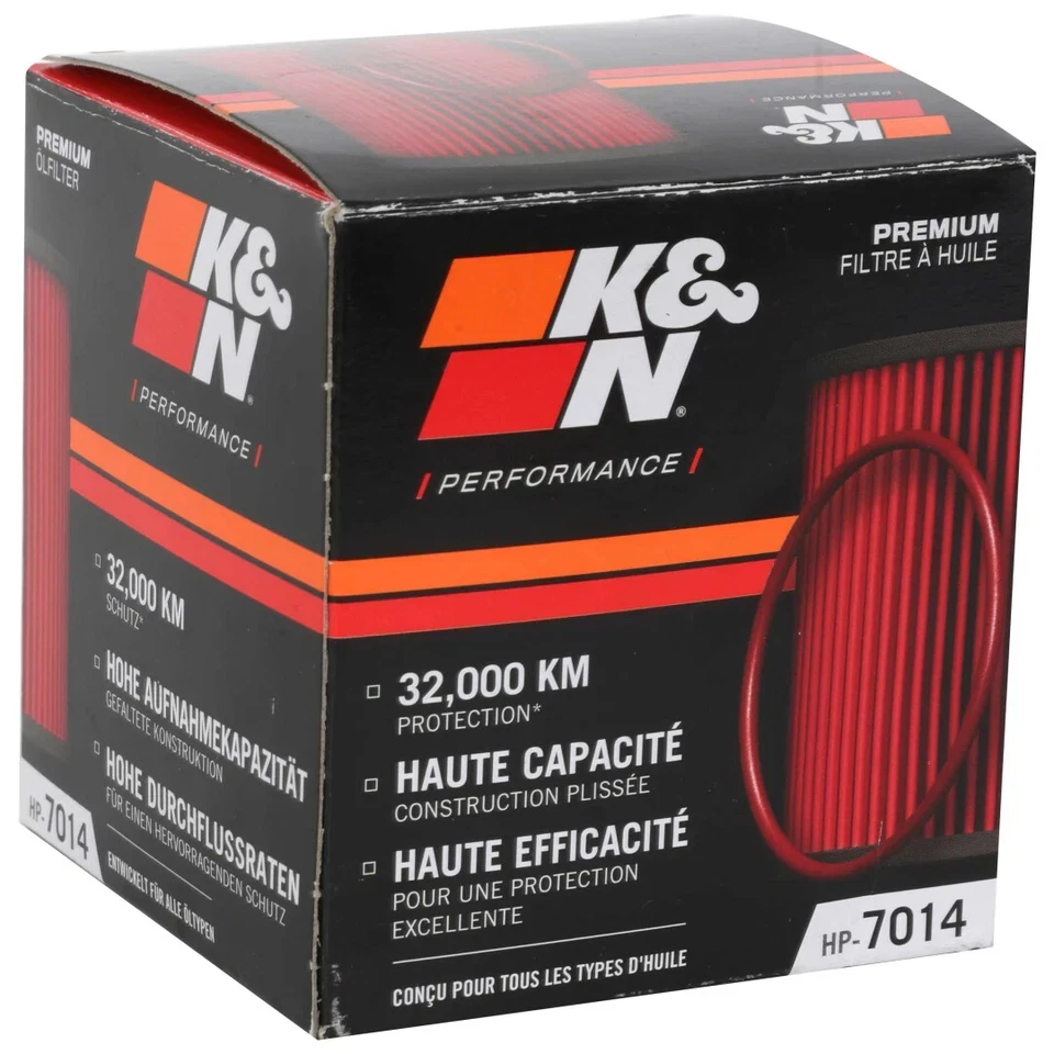 Filtro de aceite K&N compatible con 06-23 BMW Z4 530xi 525xi 330Ci M2 X6 640i Gran Coupé HP-7014 Foto 4 de 4