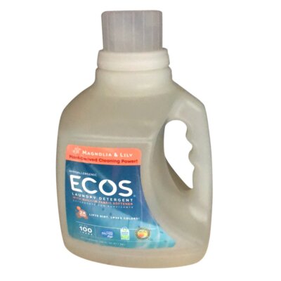 ECOS 2X Magnolia Lily Concentrated Liquid Laundry Detergent 100 Oz Eco Friendly