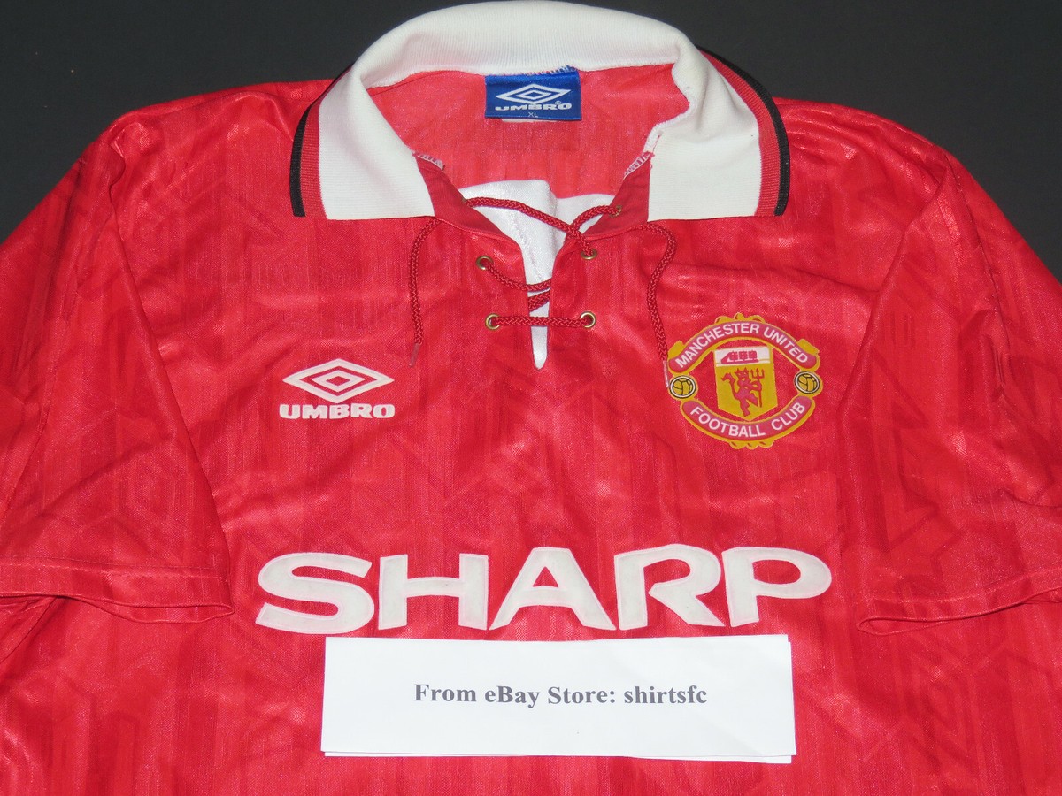 1992-1994 Authentic Umbro Manchester United Eric Cantona Home