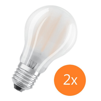 2er Pack OSRAM E27 LED STAR Classic Leuchtmittel matt 11W wie 100W warmweiß