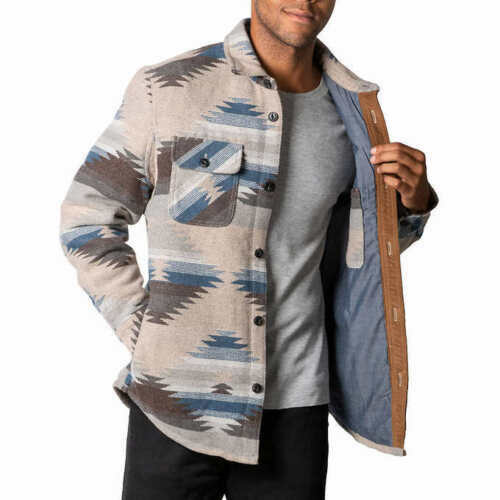 Jachs Men's Patterned Wool Blend Shirt 