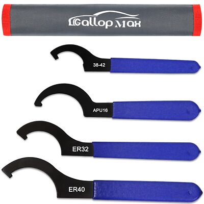 4Pcs Universal Coilover Spanner Wrench Set Shock Wrench Adjustable Spanners f...