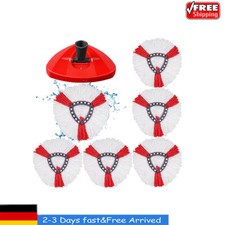 7/SET Ersatz Wischbezug für Vileda Turbo Wischmop Easy Wring Clean Moppkopf Mop~