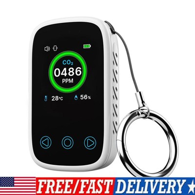 3 in 1 Digital CO2 Detector NDIR Infrared Sensor Mini CO2 Meter Rechargeable
