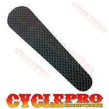 New Black Knurled Vinyl - Harley 08-17 Streetglide Gas Tank Console Dash Insert