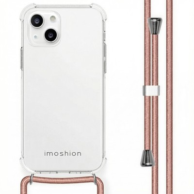 imoshion Transparentní zadní kryt s šňůrkou Apple iPhone 13 Mini - Rosé gold