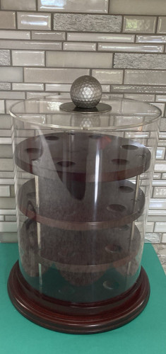 Maxfli 24 Golf Ball Cylinder Display Cabinet