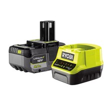 RYOBI RC18120-150X Akku Starter Set mit 1x RB18L50 18 V 5 Ah + RC18120 Ladegerät