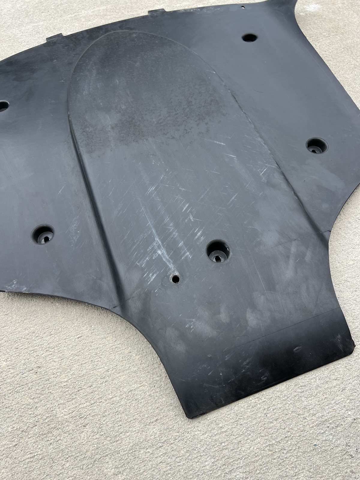 06-08 Bentley Continental Flying Spur Rear Undertray Splash Shield 3W8825507B